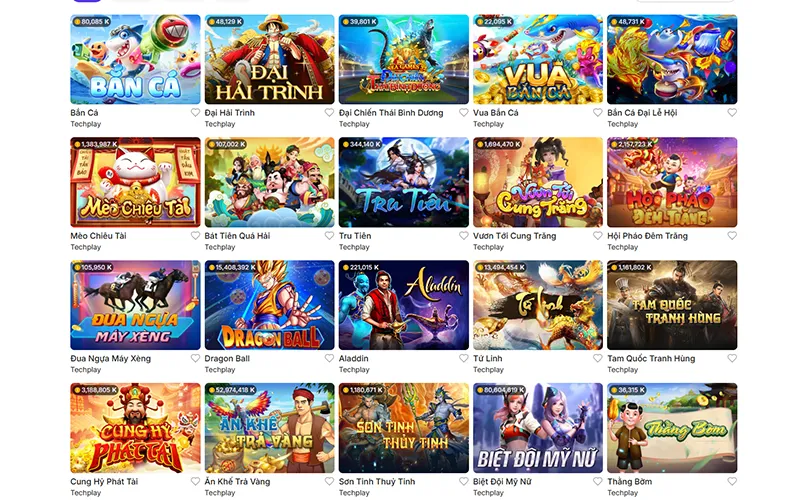 BIN88 12 Slot game RTP cao tại BIN88 từ các nhà phát hành quốc tế uy tín